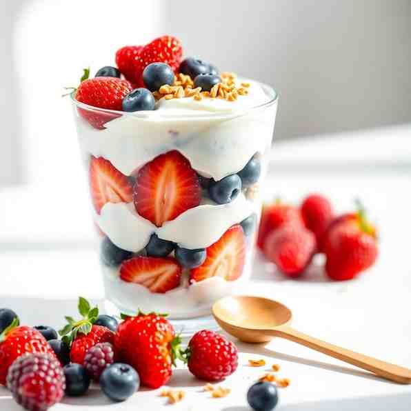 Greek Yogurt & Berries - High-Protein Parfait Recipe
